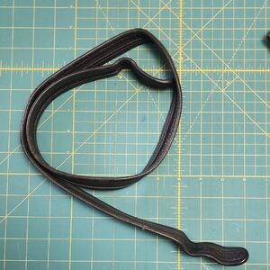 Black Leather Handbag Strap (Parts)